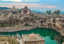 Sacred pond at katasraj temple, believed to be created from lord shiva’s tears after sati’s death