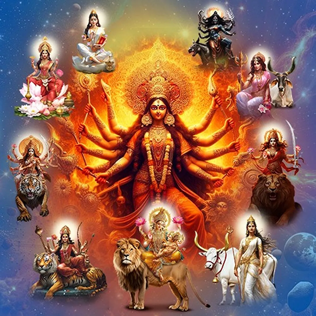 Navratri navratri pauraik yuddh buraee navratri