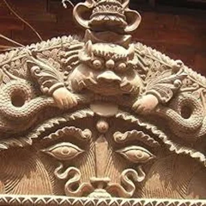 Kirtimukha temple guardian story