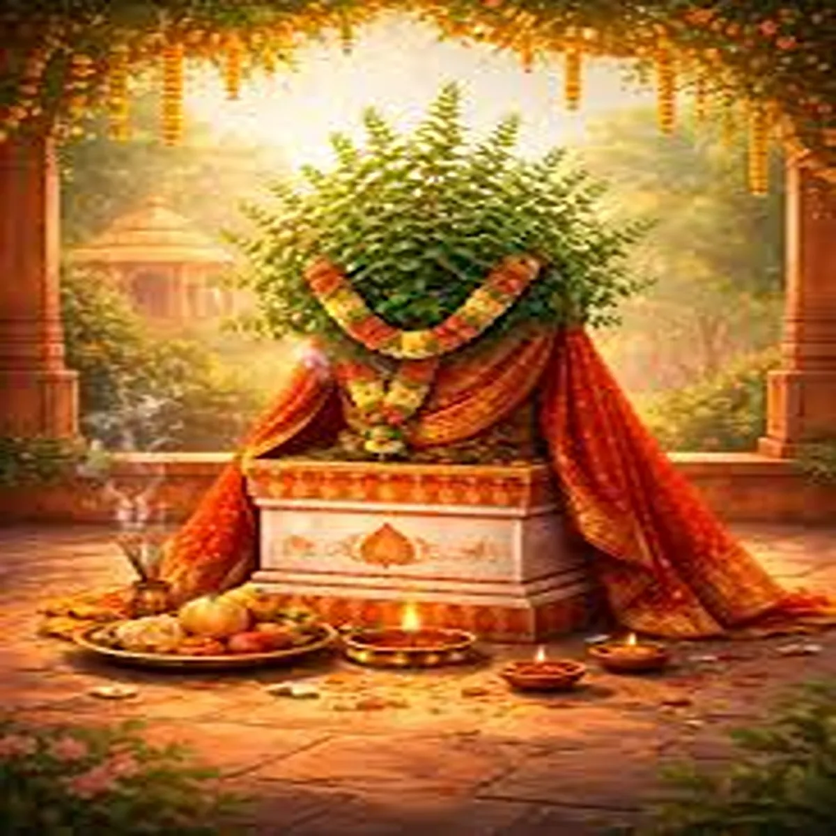 Devotion devotion tulsi schchi puja milte